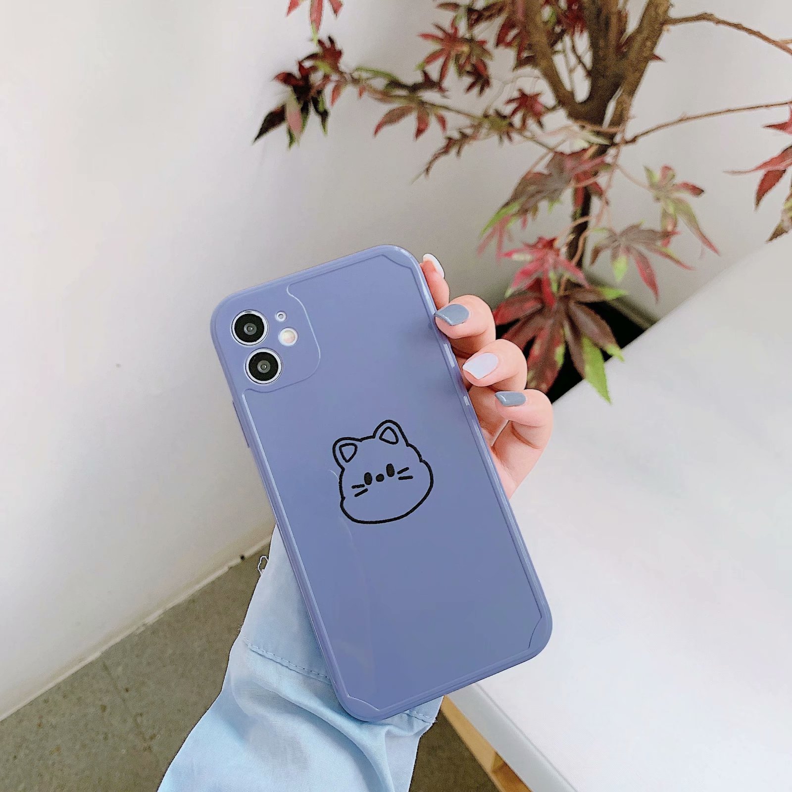Ốp điện thoại tpu hoạ tiết mèo hoạt hình cho IPhone 11 pro Max X XS XR XSMAX 6 6s 7 8 Plus | BigBuy360 - bigbuy360.vn