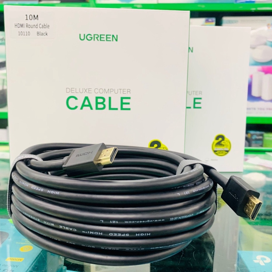 Cáp HDMI dài 10m hỗ trợ Ethernet Full HD Ugreen