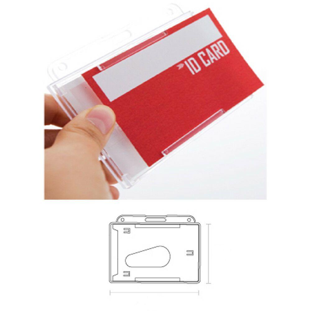Set 10 Hộp Nhựa Trong Suốt Đựng Thẻ Tín Dụng Tiện Lợi Ốp