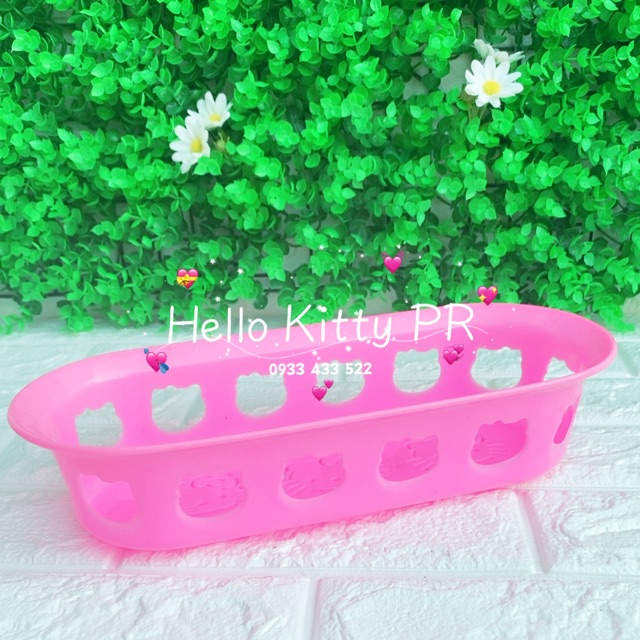 RỔ ĐỰNG MỸ PHẨM HELLO KITTY