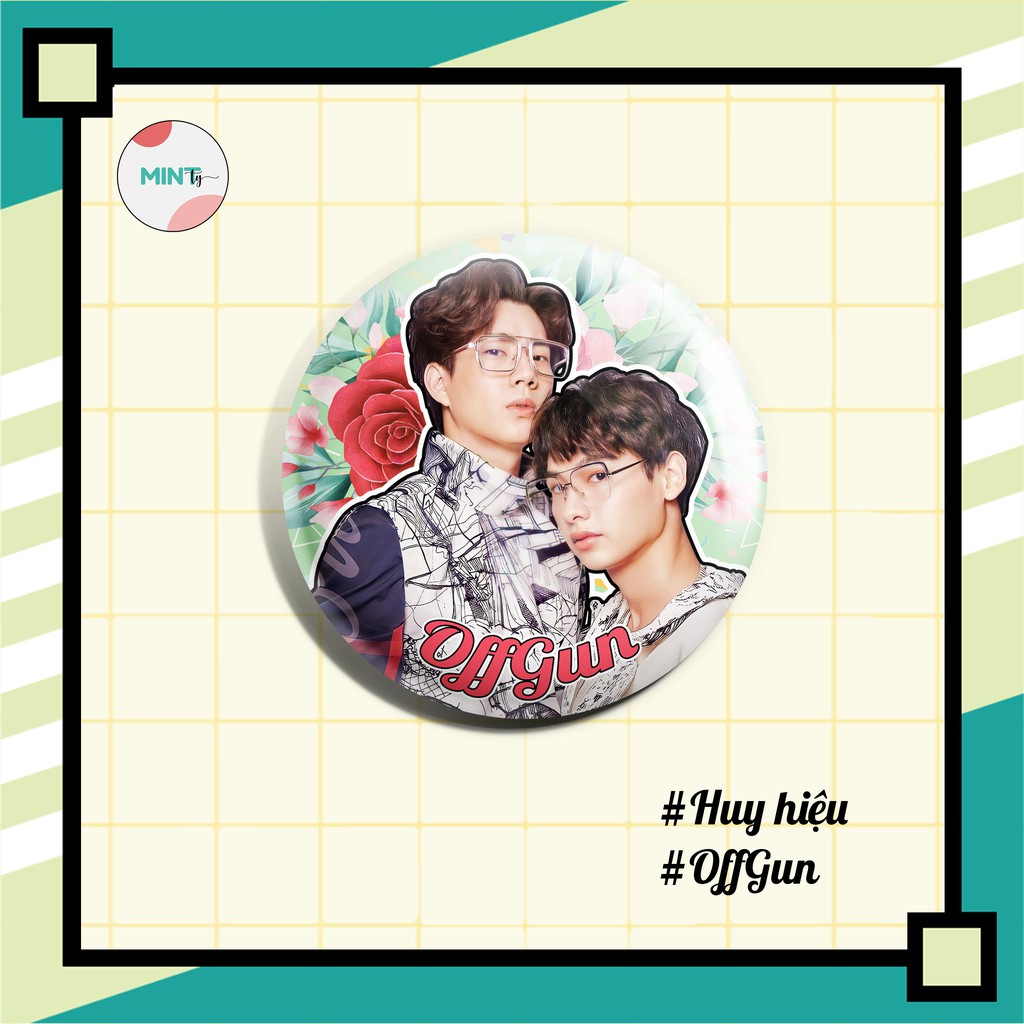 [Handmade] OffGun Pin - Huy hiệu tròn