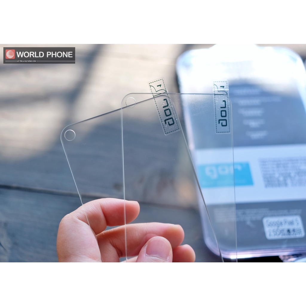 Bộ 2 dán màn GOR Pixel 5/5a siêu đẹp, Dán màn cường lực GOR cao cấp Google GG Pixel 5 / 5a mượt mà , trong suốt