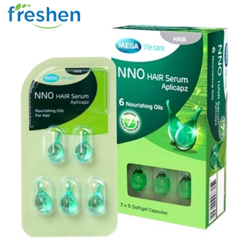 Dầu dưỡng tóc - NNO HAIR SERUM – (Hộp 3 vỉ - 15 viên)