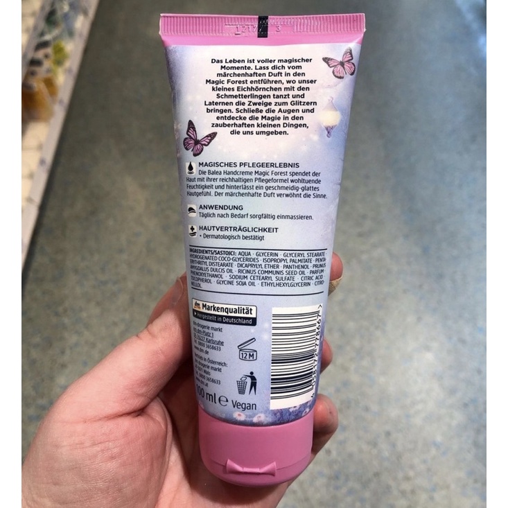 🇩🇪KEM DƯỠNG DA TAY BALEA MAGIC FOREST, 100ml