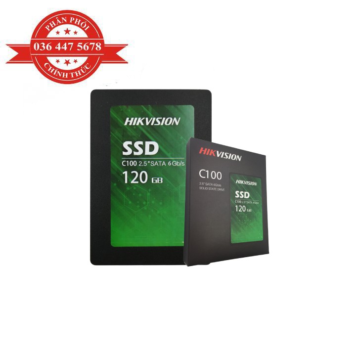 Ổ CỨNG SSD HIKVISION C100 DUNG LƯỢNG 120GB - TEM ANH NGỌC | BigBuy360 - bigbuy360.vn