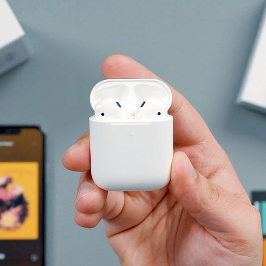 [AIRPODS 2] tai nghe bluetooth tws đôi tên định vi Phiên Bản airpod 2 cao cấp babacshop01