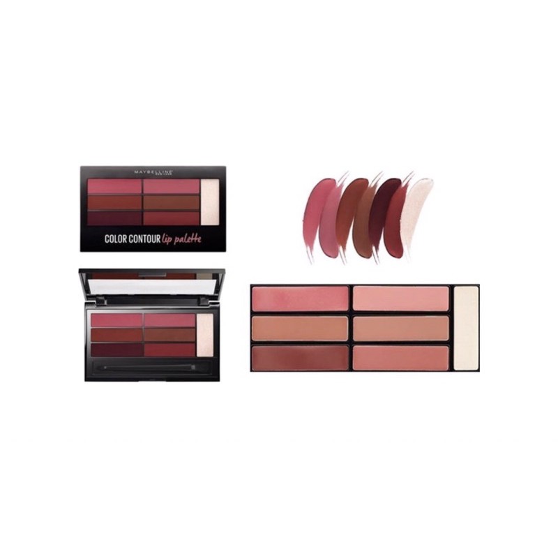 [Bill Usa] Bảng son Maybelline lip studio color contour lip palette