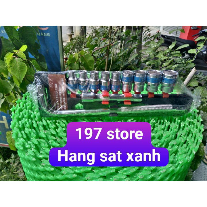 Bộ Tuýp Khẩu chân 1/2 TOP tay Tự Động 11 chi tiết hoặc Bộ Tuýp Khẩu chân 1/2 tay L 11 chi tiết 8-24 Hàng Xịn