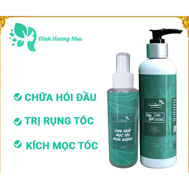 Tinh dầu thảo dược kích thích mọc tóc - Đinh Hương Nhu 120ML - Chai Lớn