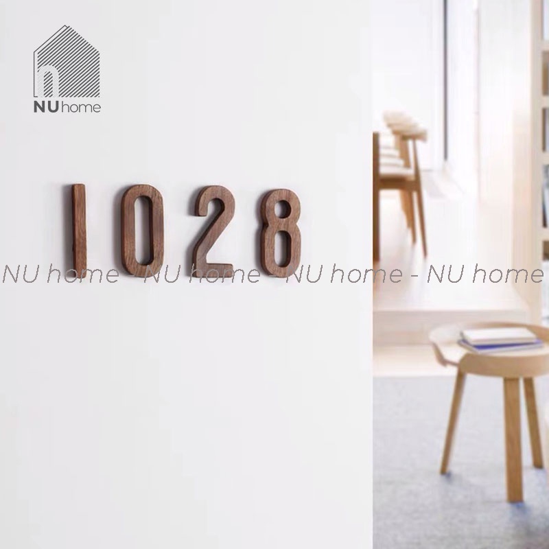 nuhome.vn | Chữ gỗ trang trí màu nâu cao cấp, chất liệu gỗ óc chó cao cấp, dùng để trang trí phong cách đẹp mắt sáng tạo