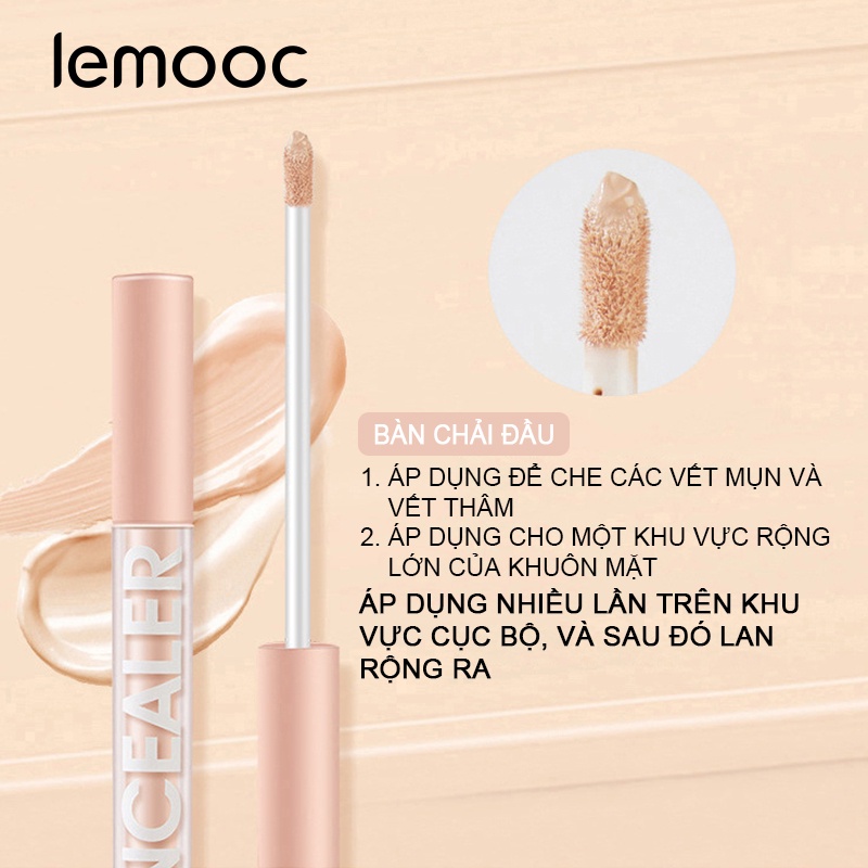 [Hàng mới về] Kem che khuyết điểm dạng lỏng trang điểm toàn diện chống thấm nước