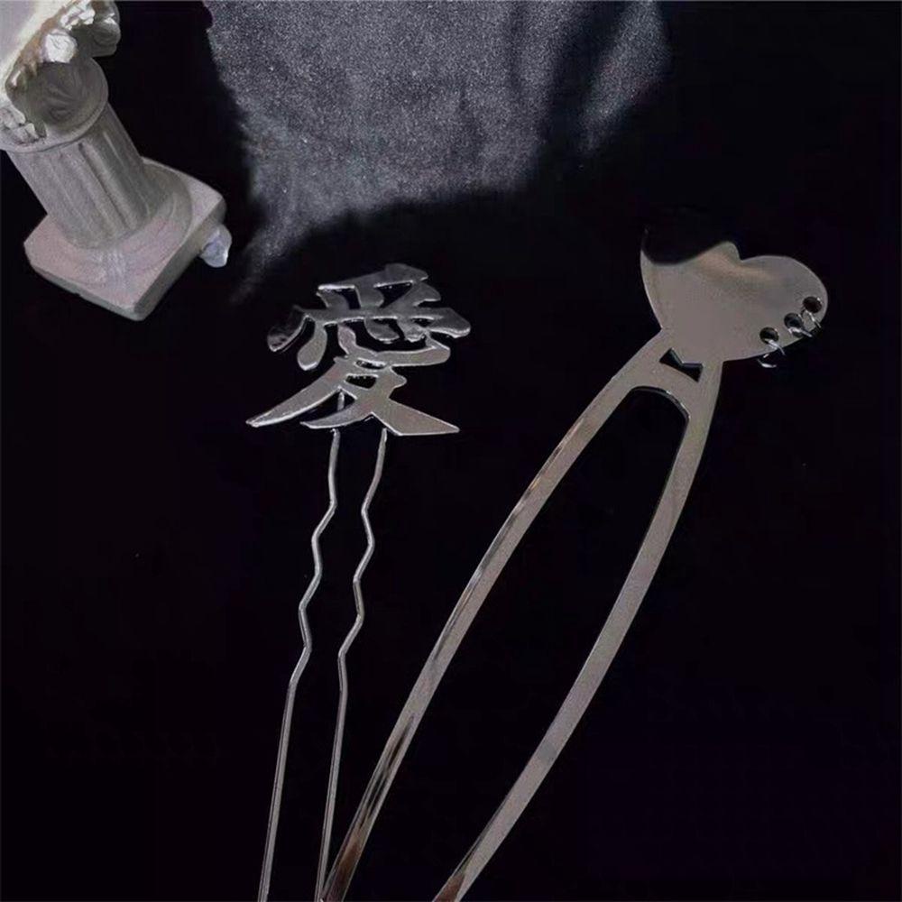 Trâm Cài Tóc Chữ U Bằng Hợp Kim Phong Cách Trung Hoa WMES15H