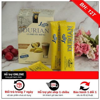 Cà phê Sầu riêng loại hòa tan - Hộp Latte Durian 12 Tép x 20 g