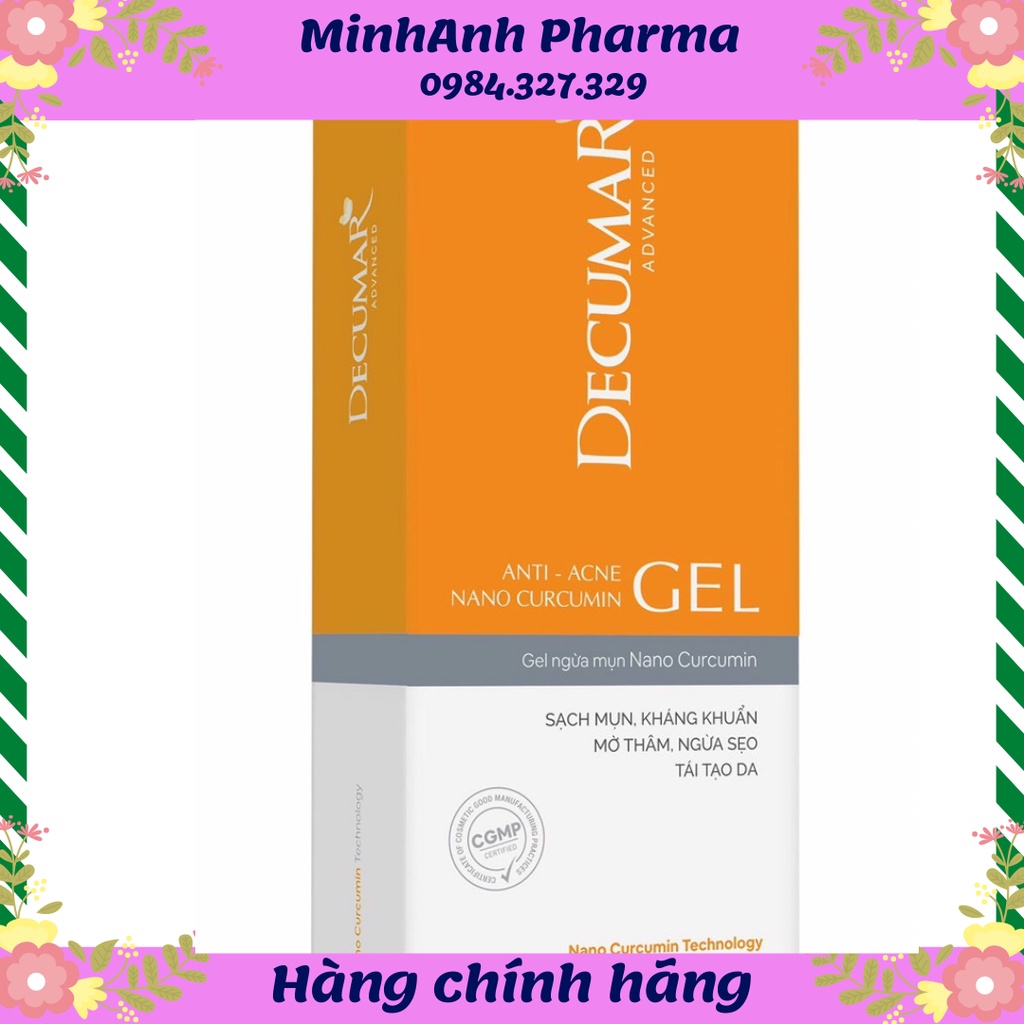 Kem DECURMA - ngừa mụn sáng da