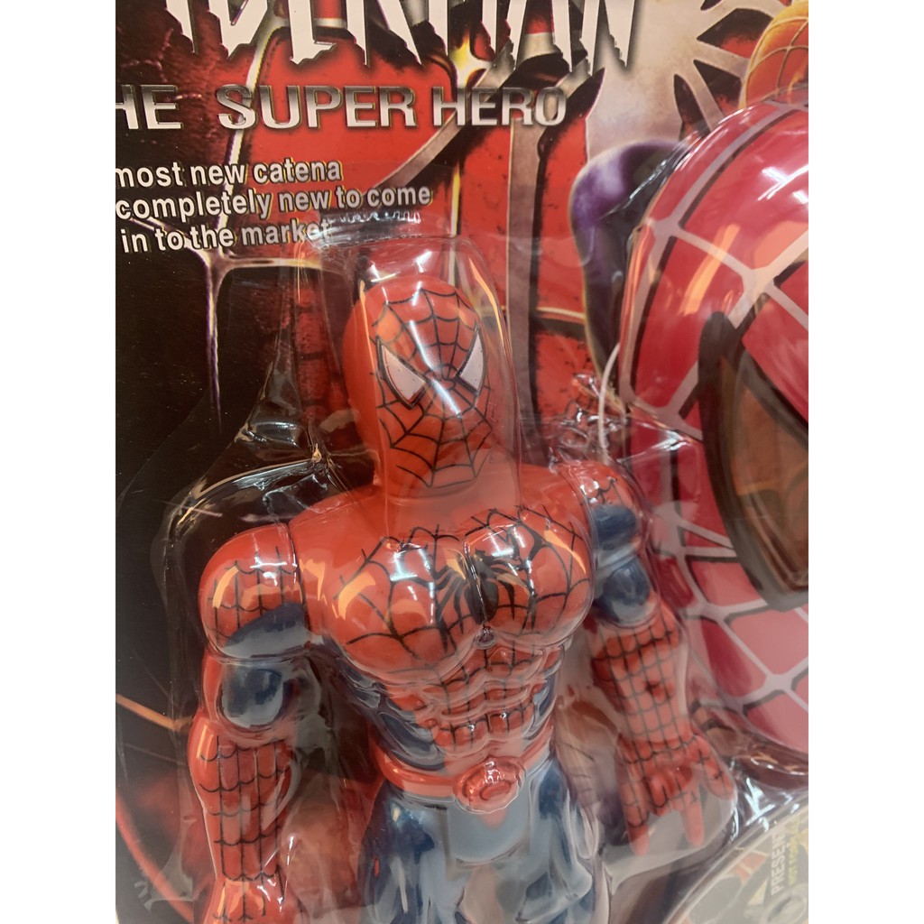 Đồ chơi siêu nhân bằng nhựa - VỈ MẶT NẠ NGƯỜI NHỆN - SPIDERMAN