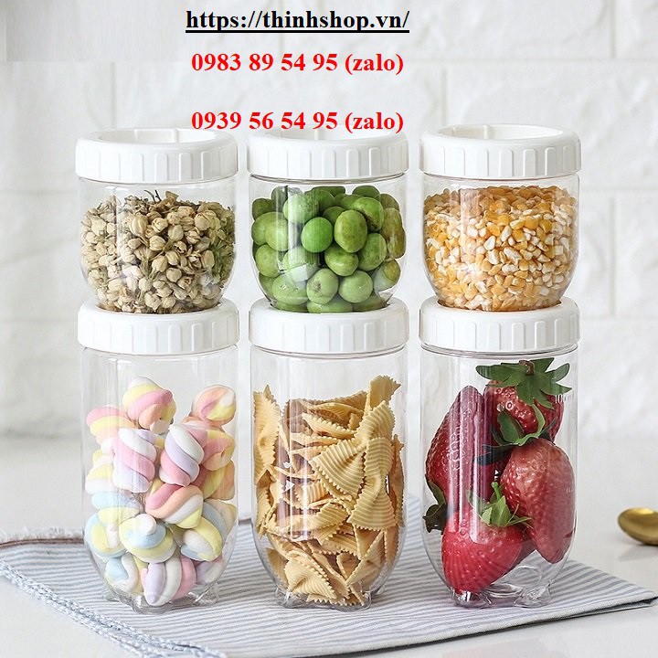 Hũ đựng gia vị - hủ đựng gia vị thủy tinh