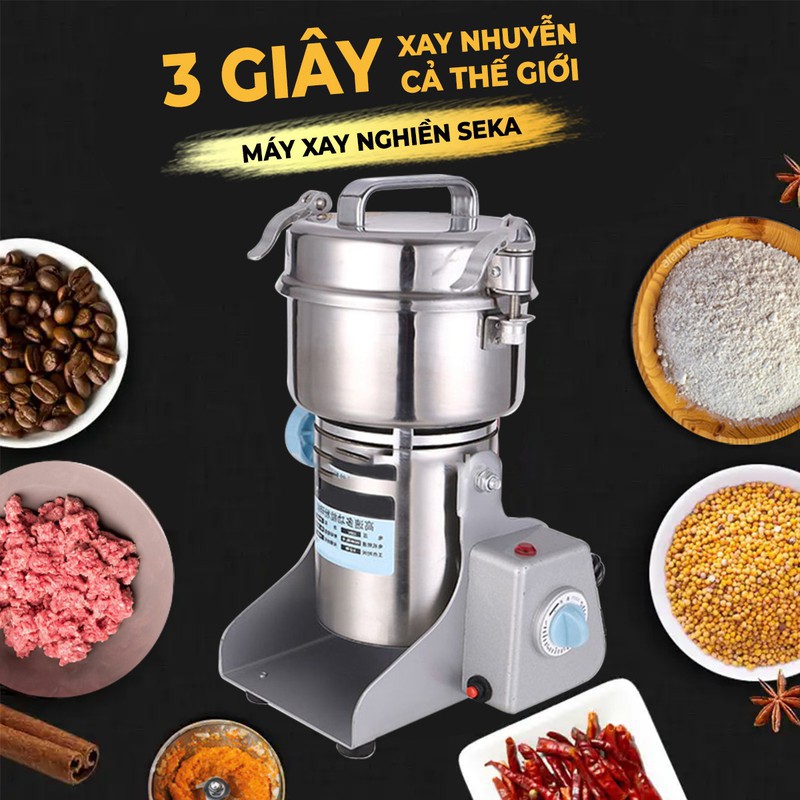 Máy xay bột khô, hạt khô Seka-Z10 đa năng công suất 3000W