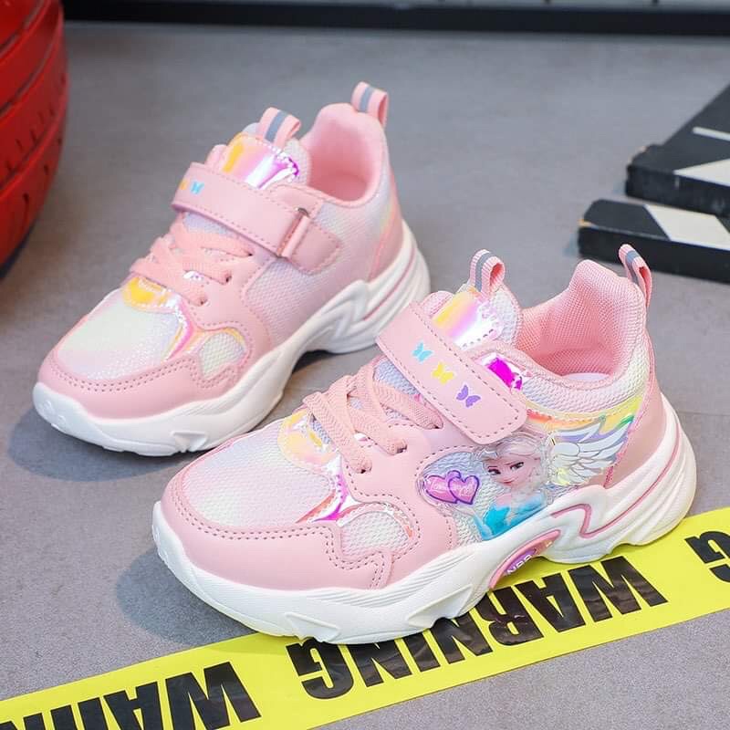 Giày Thể Thao Bé Gái Cao Cấp Hình Công Chúa Elsa xinh xắn