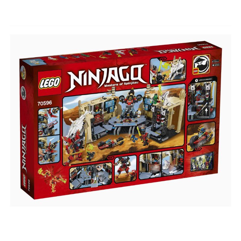 Đồ chơi lắp ráp Hỗn chiến hang Samurai Lego Ninjago 70596