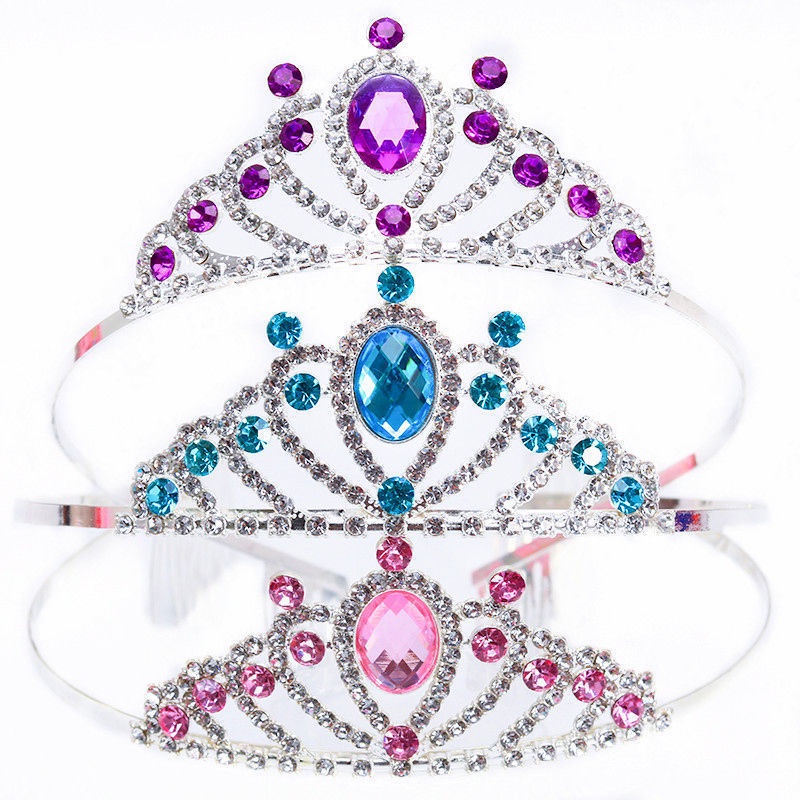 Vương miện công chúa Sophia Elsa nhiều màu tuỳ chọn xinh xắn cho bé gái