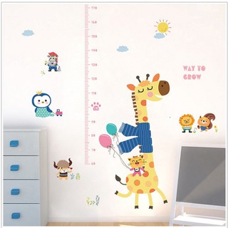 Decal đo chiều cao cho bé Way to go