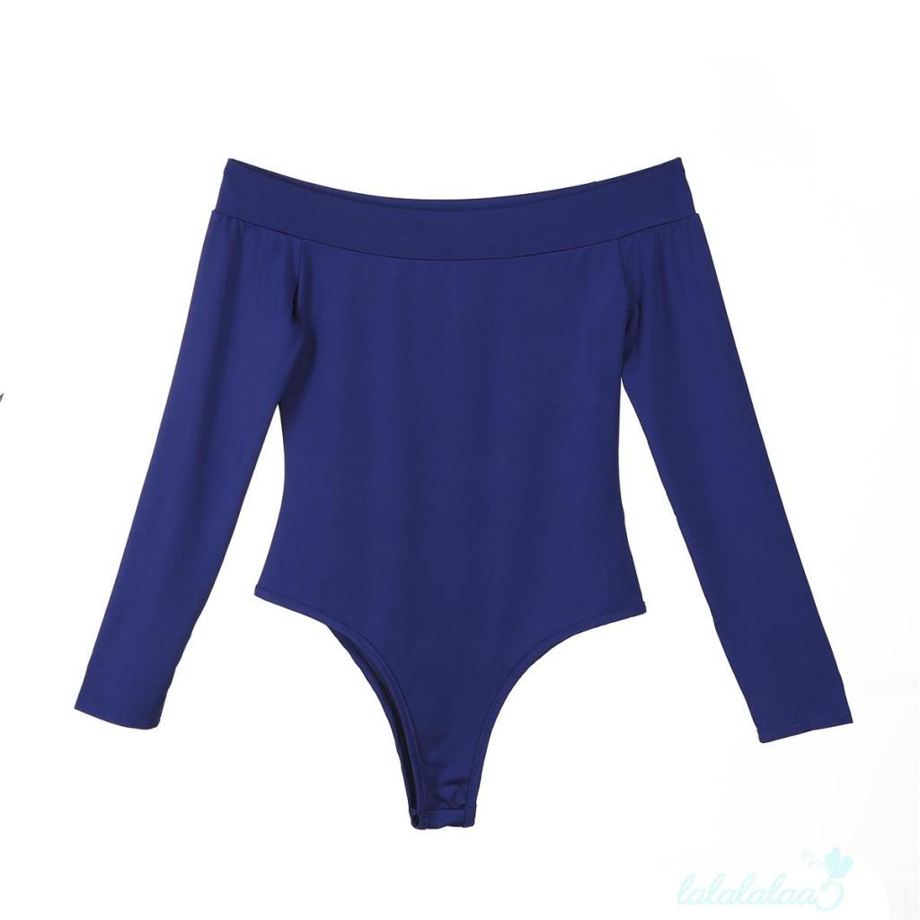 LL5-Áo liền quần trễ vai tay dài ôm dáng gợi cảm cho nữ
 | BigBuy360 - bigbuy360.vn