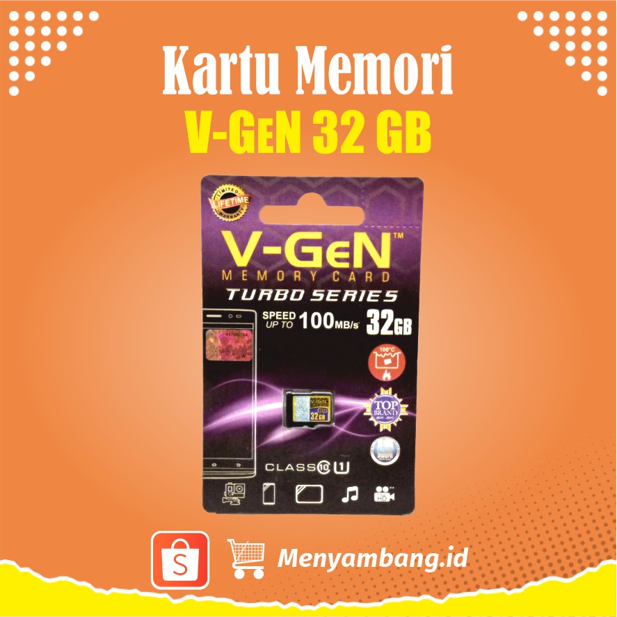 Thẻ Nhớ 40210 | Mmc-vgen 32gb C10 | 32gb Class 10 Tốc Độ 100mb / S V-gen | BigBuy360 - bigbuy360.vn