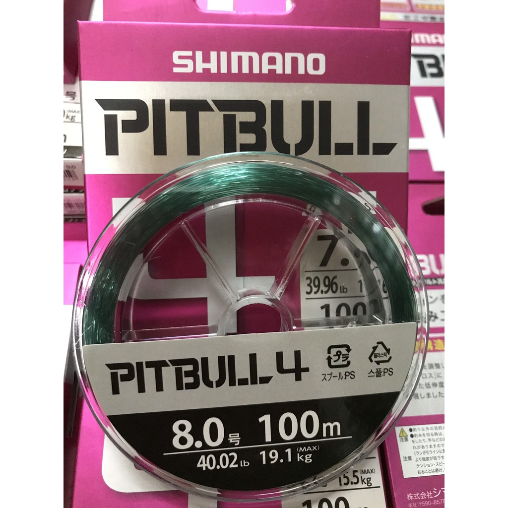 Cước Pitbull Shimano, hàng chất lượng tốt. Cước câu cá pitbull shimano. Cuộn 100m. Đồ Câu Hùng