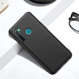 Ốp Điện Thoại TPU Dẻo Màu Đen Nhám Thời Trang Sang Trọng Cho Realme 5i OPPO Realme5i 5 i