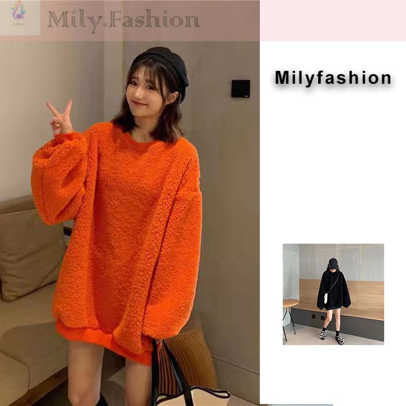 Áo Sweater Dáng Rộng Oversize Phong Cách Hàn Quốc