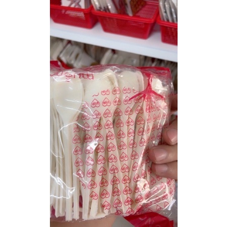 Muỗng nhựa ăn bánh kem ( bịch 95-100 cái )