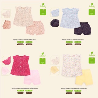 Lullaby Bộ Cộc Tay Bé Gái Hanami 2020