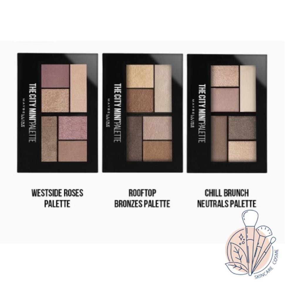 Bảng Phấn Mắt Maybelline New York 6 Màu The City Mini Palette 6.1g