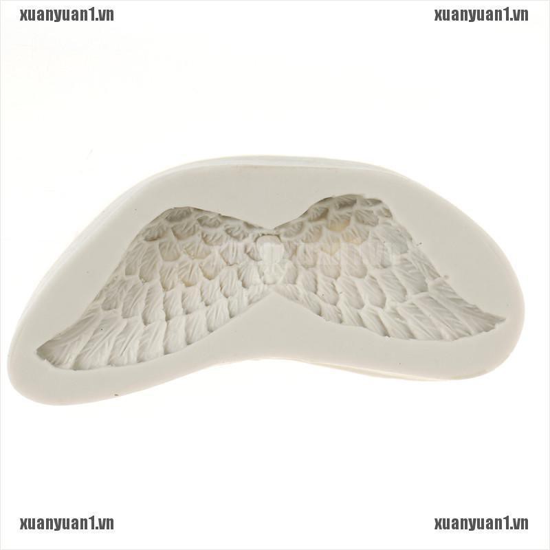 [XUANYUAN1] Khuôn Silicone Làm Bánh Hình Đôi Cánh Thiên Thần