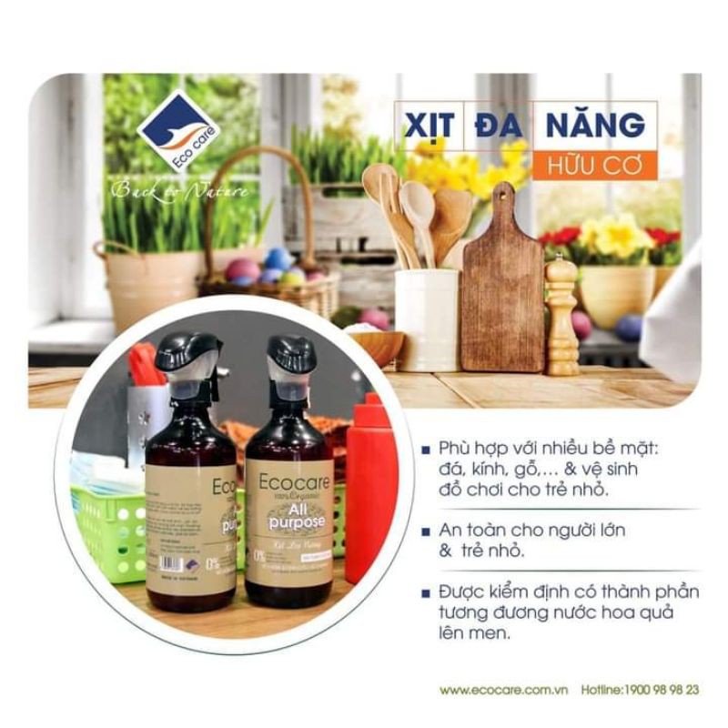 XỊT ĐA NĂNG ECOCARE-500ML