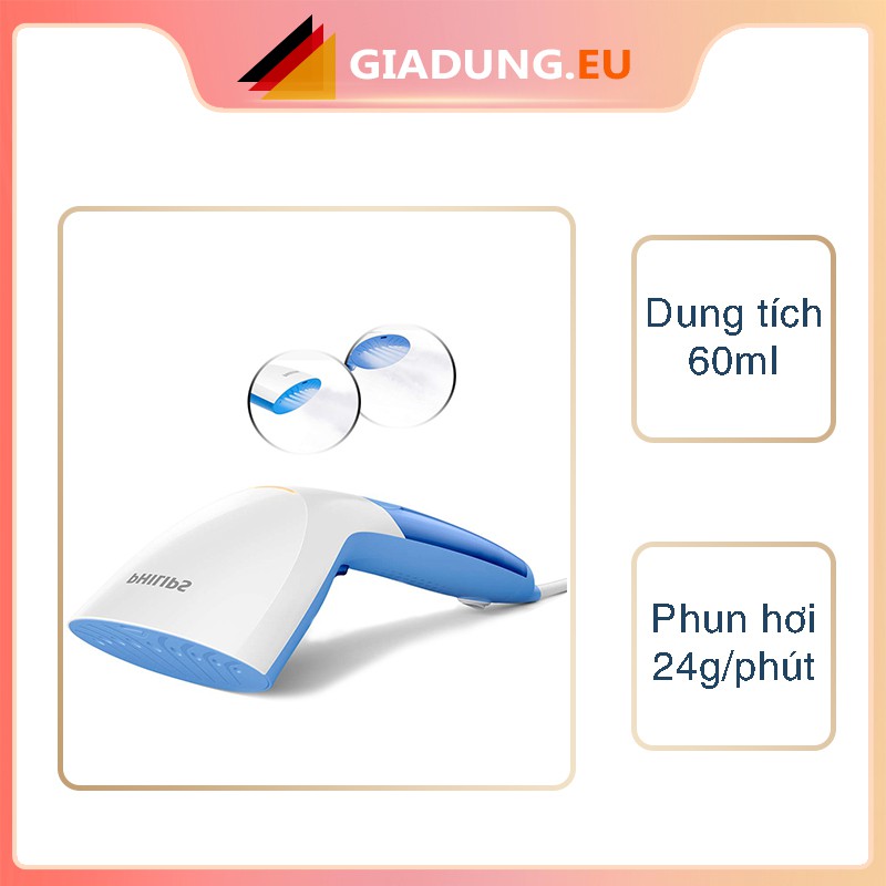 [Mã ELHADEV giảm 4% đơn 300K] [CHÍNH HÃNG] BÀN LÀ HƠI NƯỚC CẦM TAY PHILIPS GC300