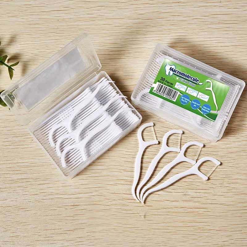 COMBO 3 HỘP Tăm Chỉ Nha Khoa Tiệt Trùng Tiện Lợi Hộp 50 Cây - Tăm Nha Khoa Vệ Sinh Kẽ Răng Dễ Sử Dụng