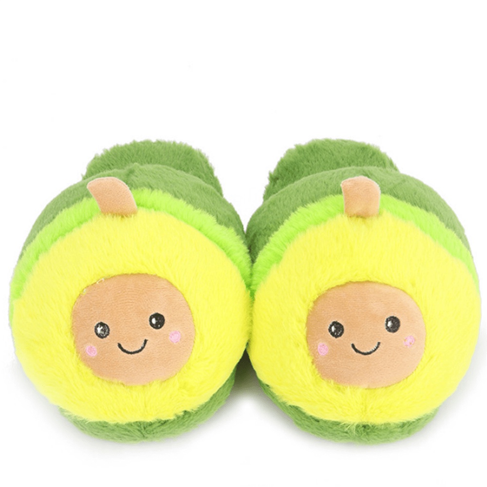 Dép bông đi trong nhà hình bơ siêu mịn MK007