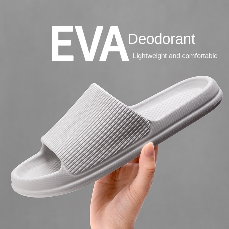 Dép Đi Trong Nhà Đế Dày Chống Trượt Thời Trang Mùa Hè Cho Nam Và Nữ