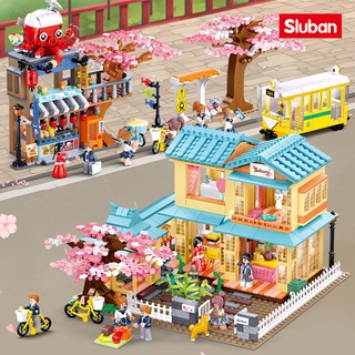 Sluban bộ đồ chơi lắp ráp phong cách đường phố dành cho bé