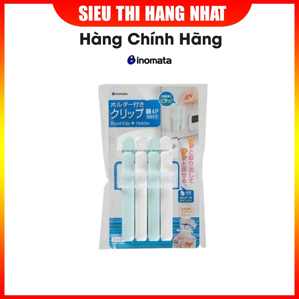 Kẹp miệng túi inomata (kèm giá đỡ) Hàng Nhật