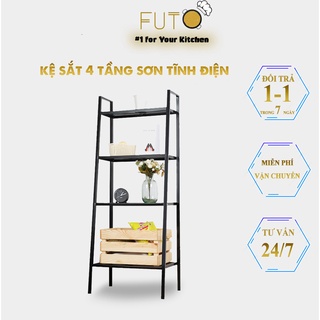 Kệ sắt 4 tầng sơn tĩnh điện để phòng khách-kệ bếp tiện lợi.