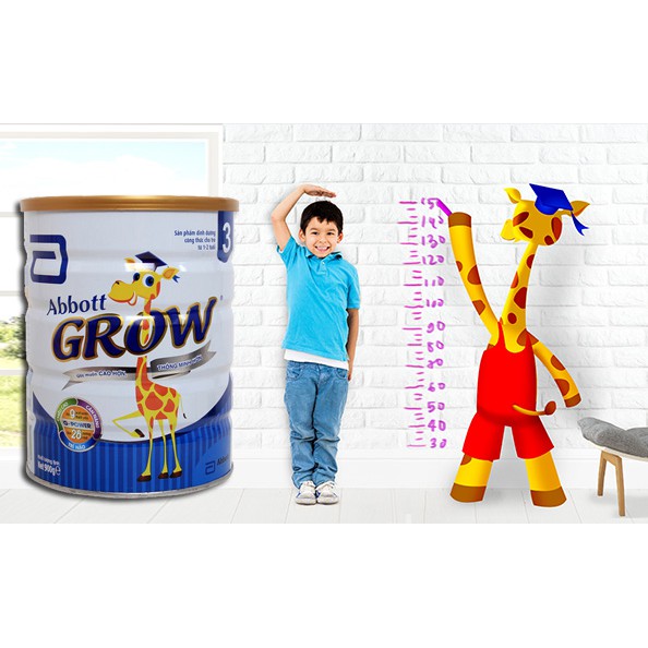 Sữa Abbott Grow 4 900g👨‍❤️‍💋‍👨Freeship👨‍❤️‍💋‍👨 phát triển chiều cao, trí não - cho trẻ từ 2 tuổi trở lên