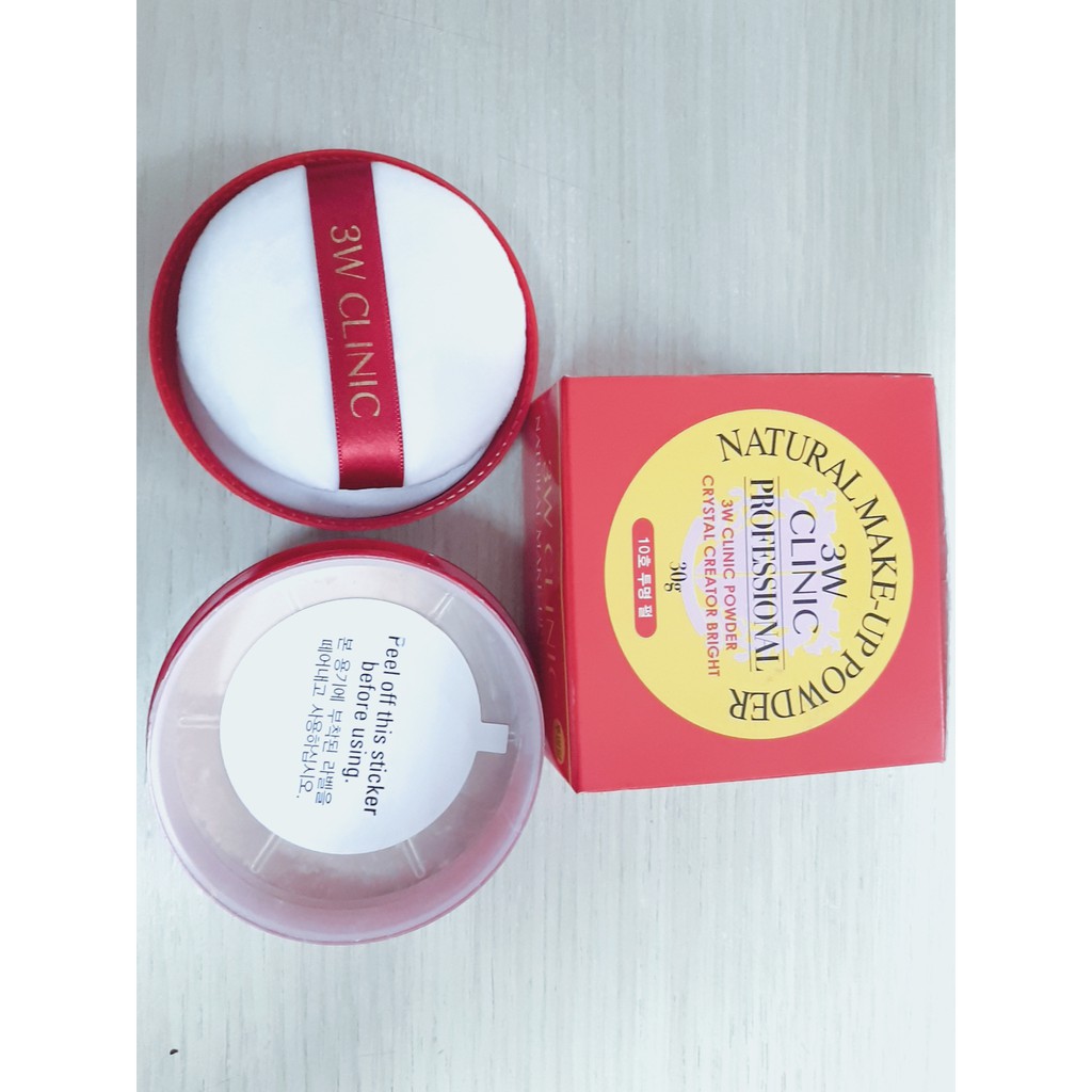 Phấn Phủ 3W Clinic  Natural Make-up Powder 30g | BigBuy360 - bigbuy360.vn