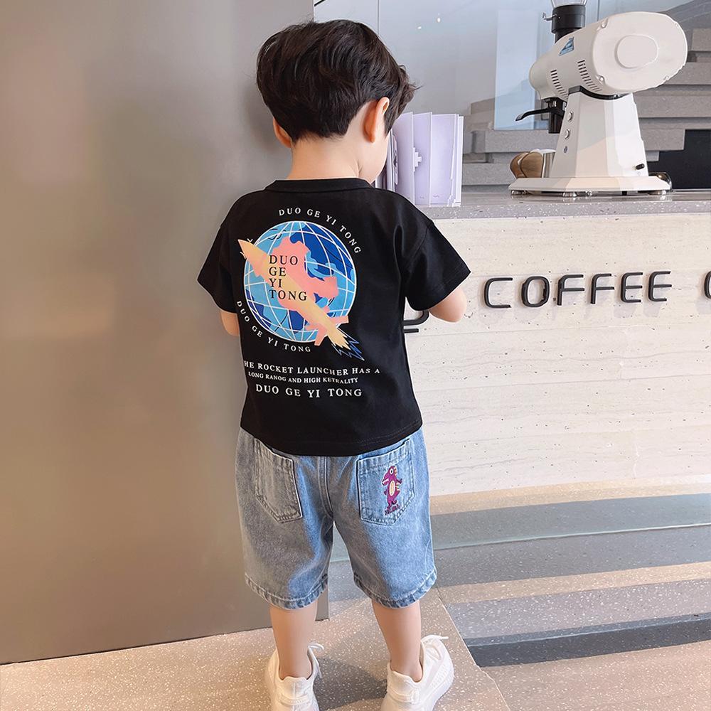 Quần short denim cotton thời trang mùa hè cho bé trai