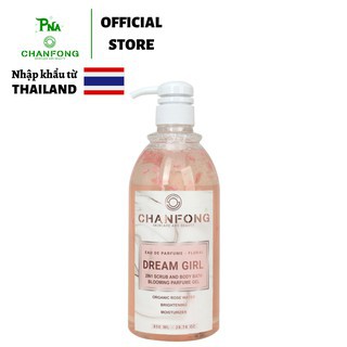 Sữa tắm trắng da hương nước hoa CHANFONG - Dream Girl 850ml