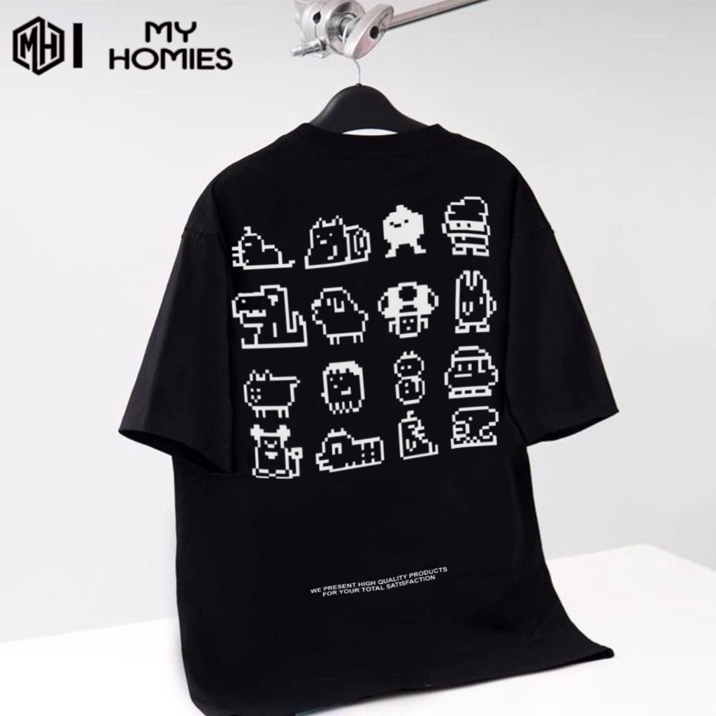 Áo thun cotton Big Size 50 - 120kg dày dặn và mềm mịn mẫu Game Over 2.0 - MH Store