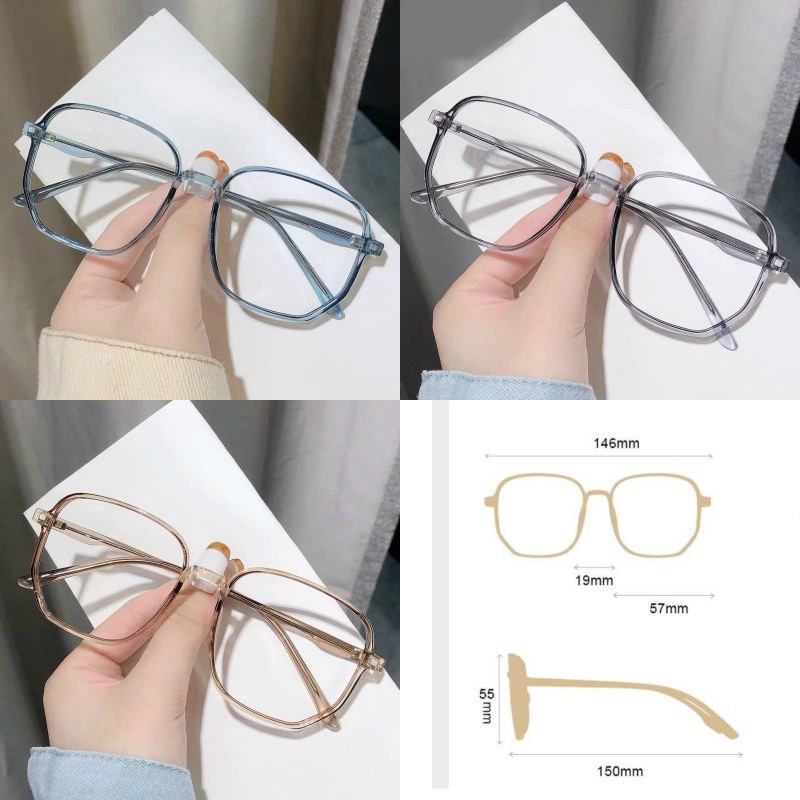 Mắt Kính Chống Ánh Sáng Xanh Phong Cách Thời Trang Hàn Quốc Cho Nữ