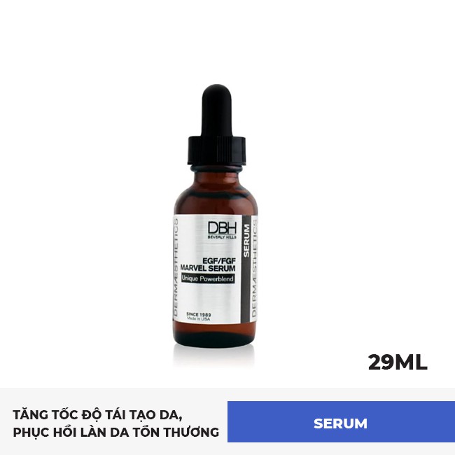 Serum 💦 FREESHIP 💦Tinh chất tăng tốc độ tái tạo da DBH EGF/FGF Marvel Serum 29ml