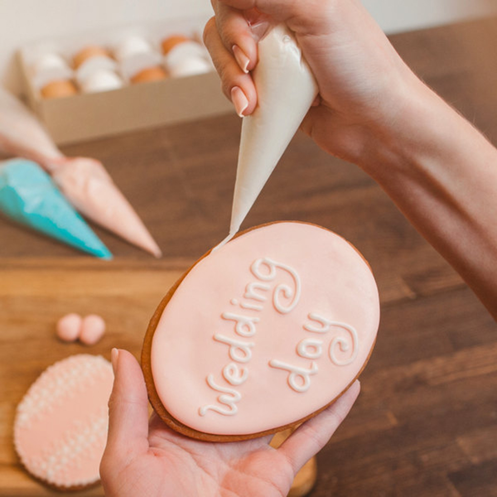 EPOCH Set 100 Túi Bắt Bông Kem Dùng Một Lần Tiện Dụng